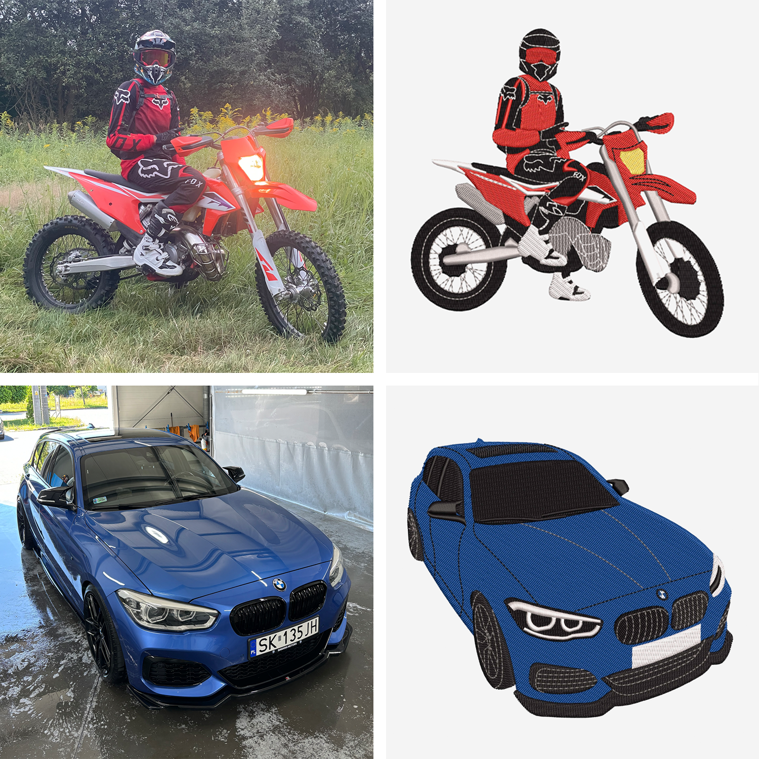Custom Embroidery Digitizing - Auto & Moto Photo